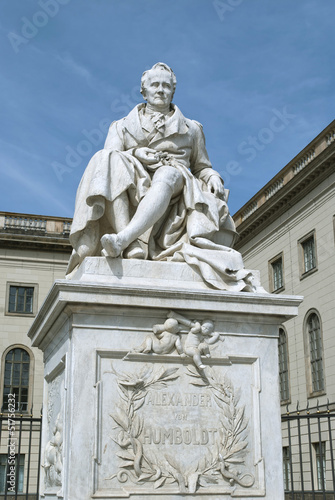 Statue of Alexander von Humboldt in Berlin
