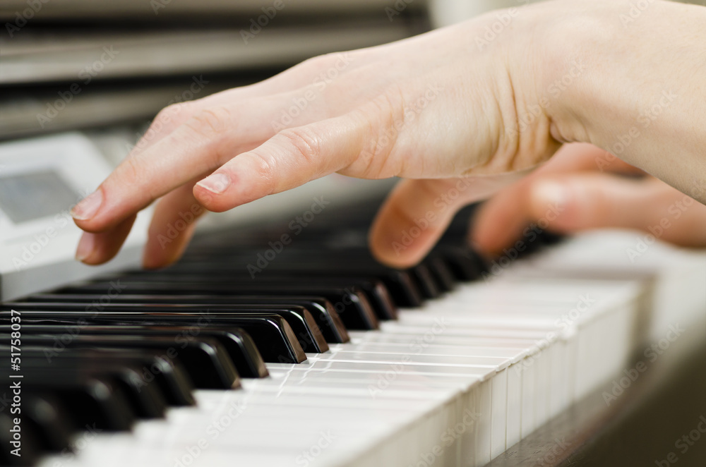 Fototapeta premium Playing Piano