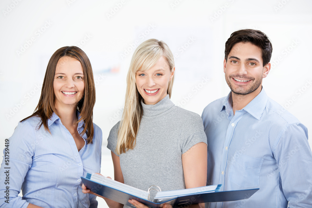 Fototapeta premium kollegen im büro