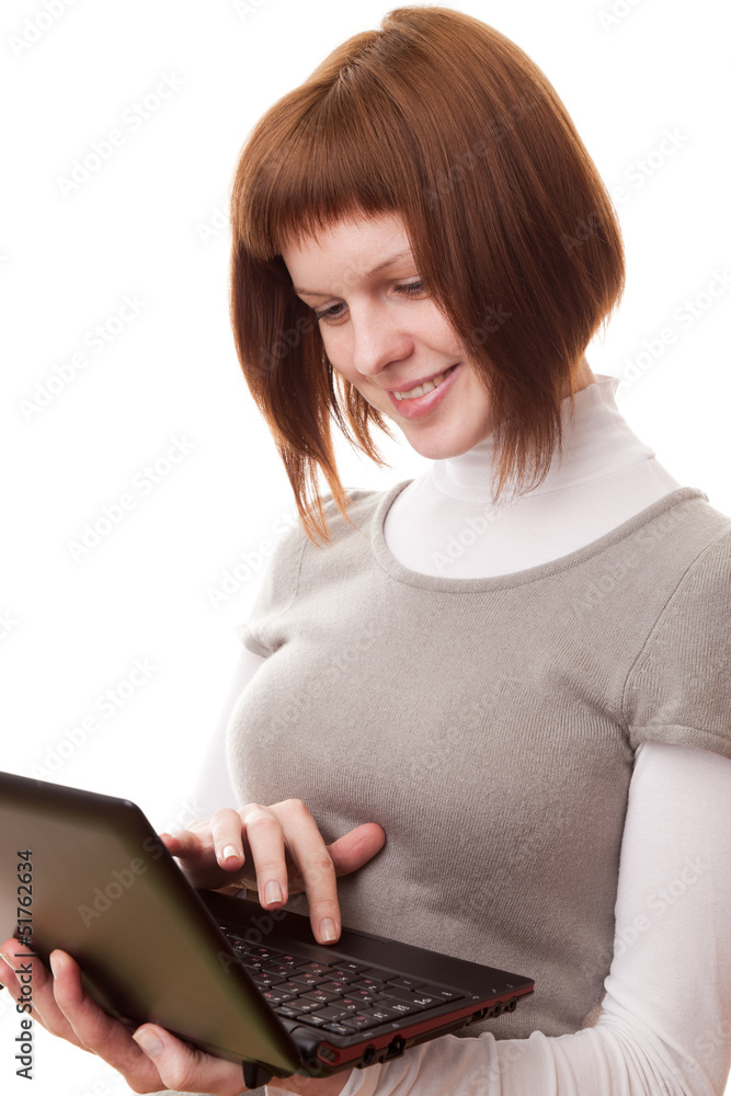 Naklejka premium Woman