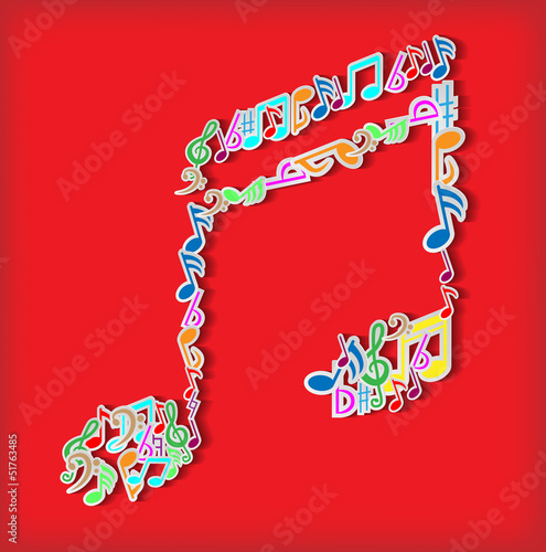 Abstract music background