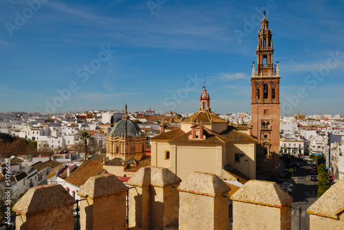 View of Carmona seen from the Alcazar, Andalusia, Spain