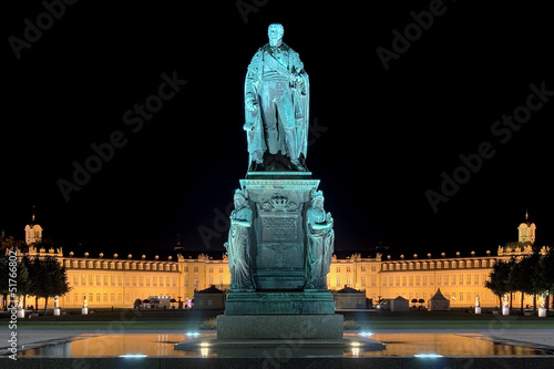 Monument of Karl Friedrich von Baden in Karlsruhe photo