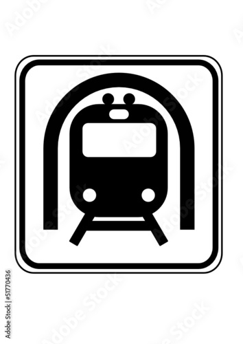 Schild U Bahn