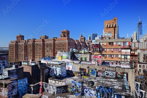 Graffiti Rooftops in New York City photo