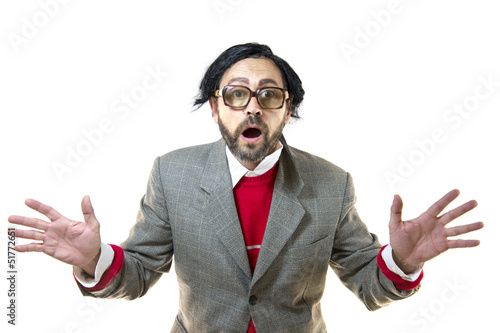 Astonished Good for Nothing Man