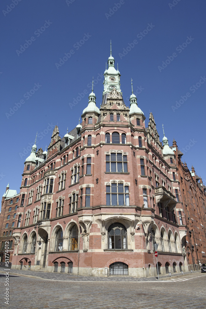 Hamburg - Historisches Gebäude in der Speicherstadt