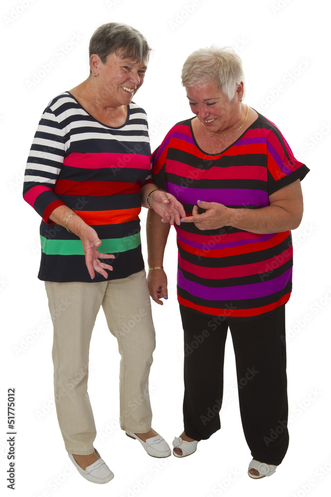 Seniorinnen im Gespraech Seniorinnen im Gespraech