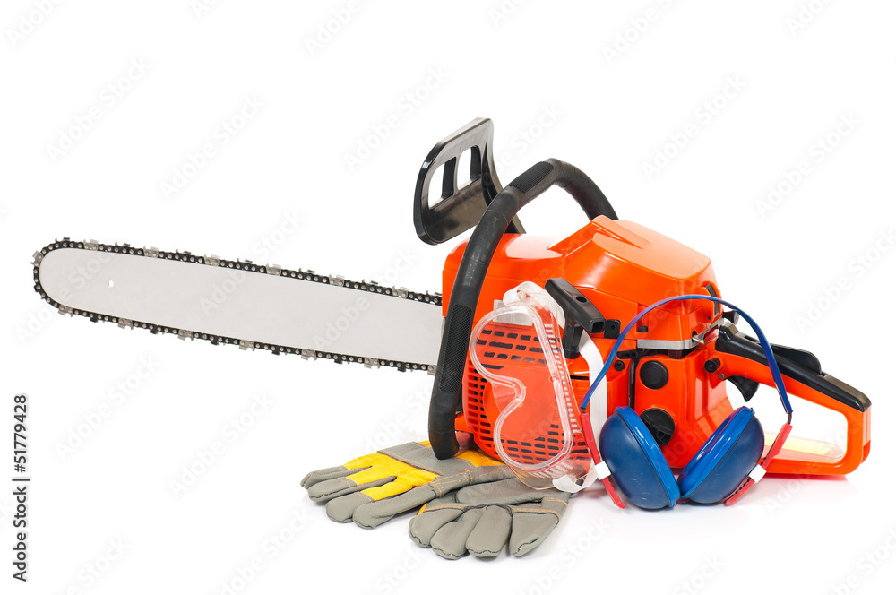 Gasoline-powered chainsaw Gasoline-powered chainsaw