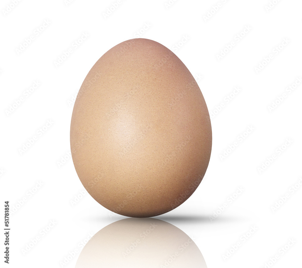 egg isolated on white background with egg isolated on white background with