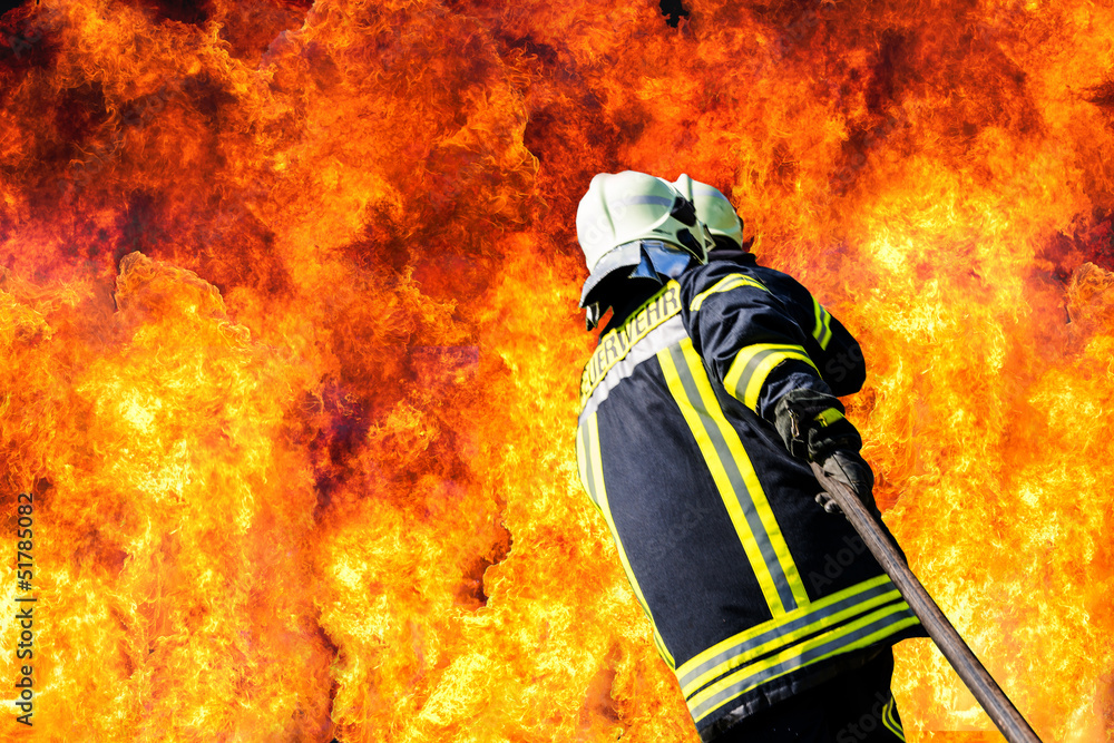 Fototapeta premium Feuerwehr