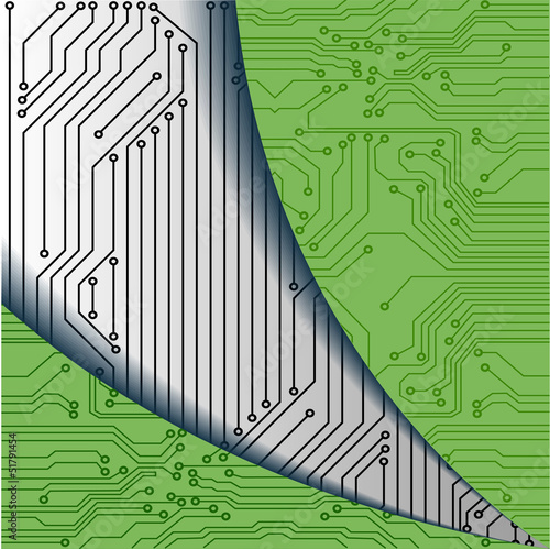 technology abstract background - vector illustration