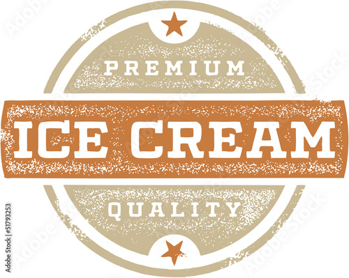 Vintage Premium Ice Cream Design