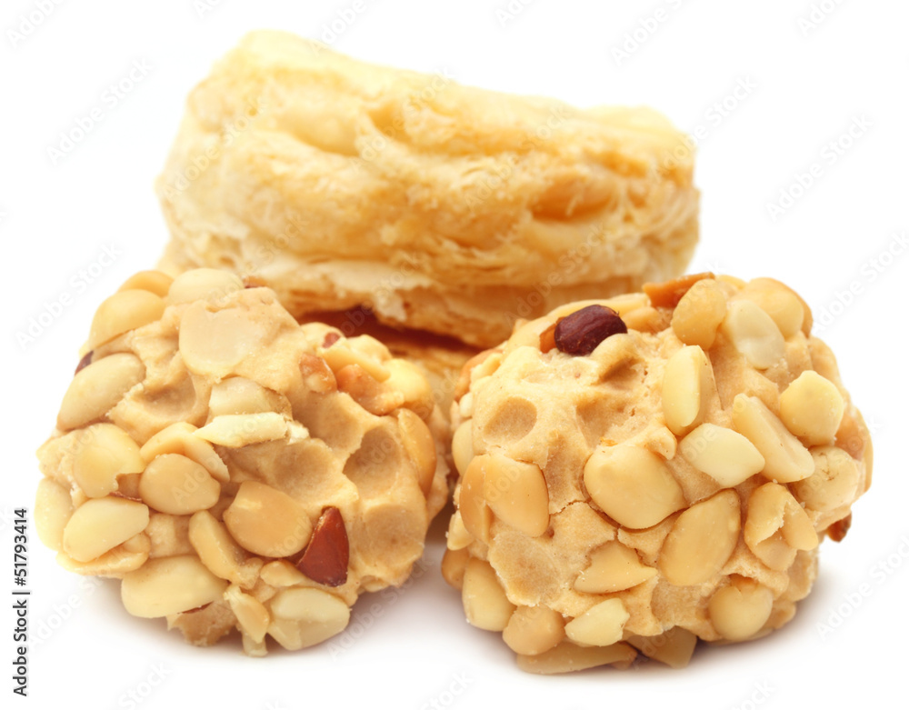 Peanut treat with fresh cookies Peanut treat with fresh cookies