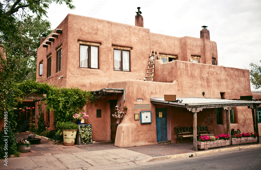 Historical houses of Santa Fe, New Mexico