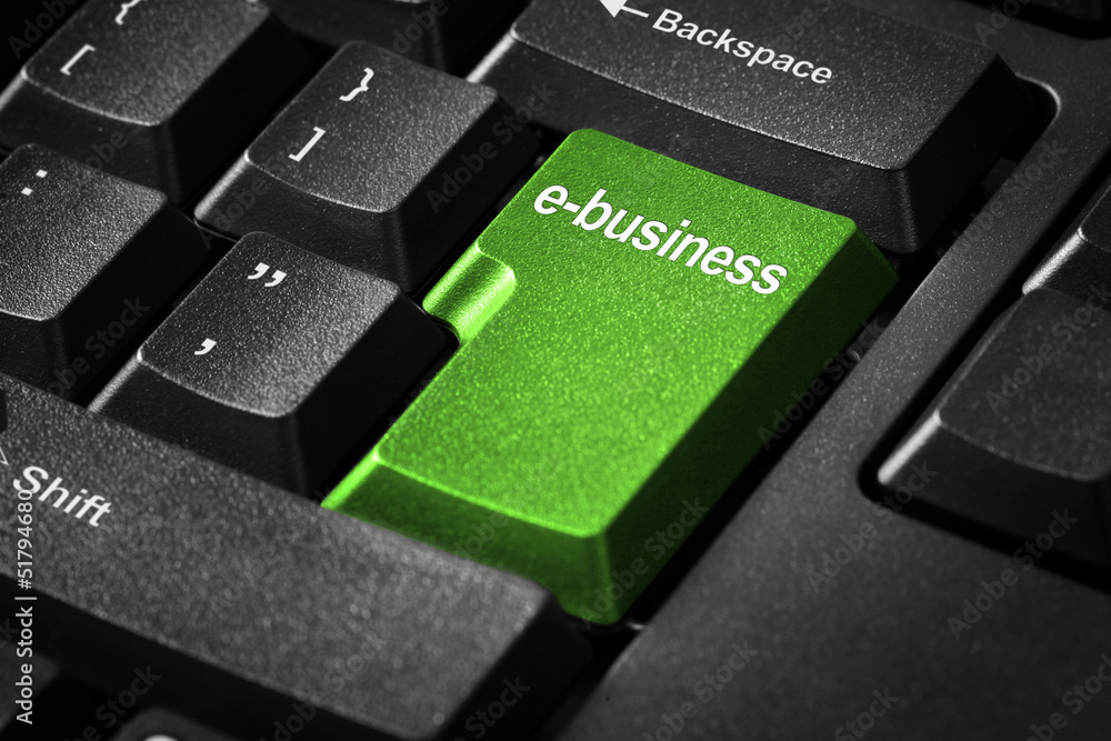Keyboard with e-business Keyboard with e-business