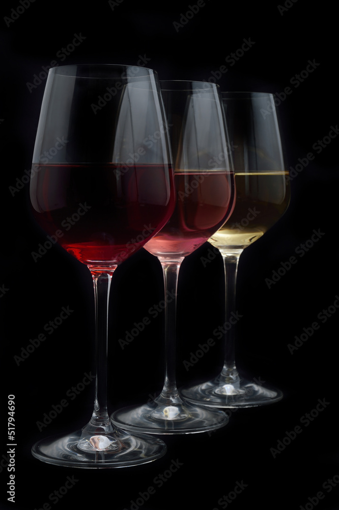 Red cherry and white wine
