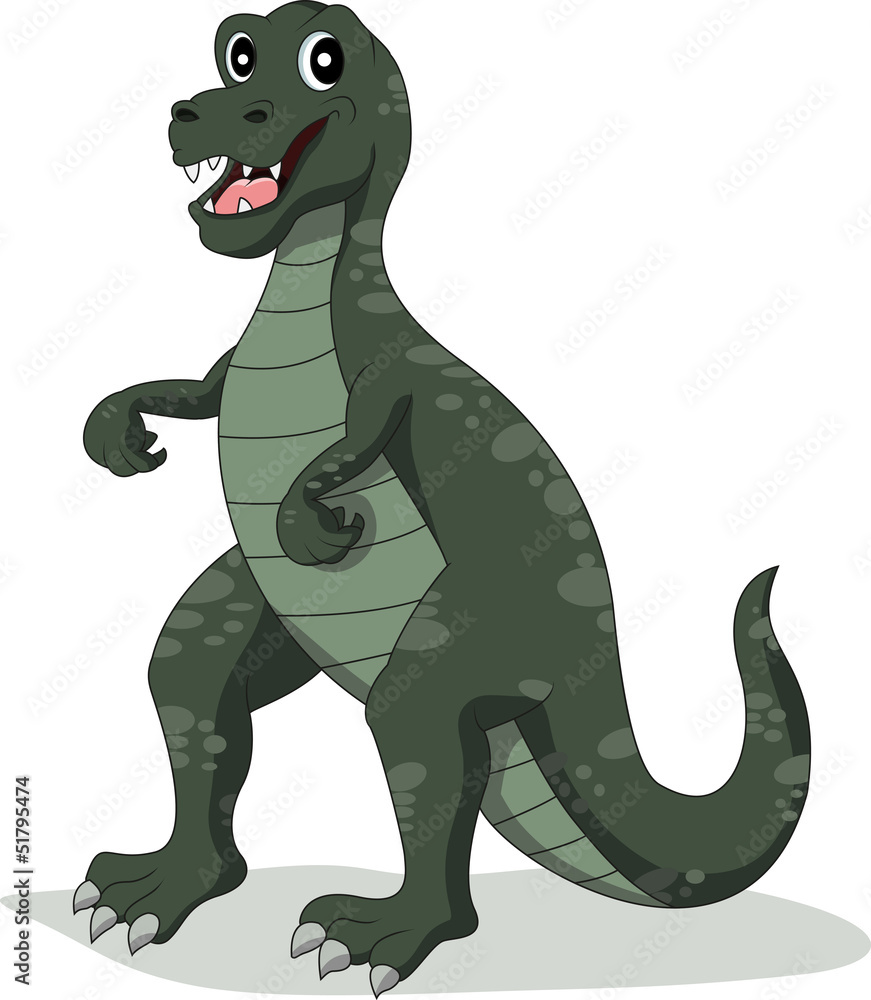 Fototapeta premium ładny rysunek dinozaura