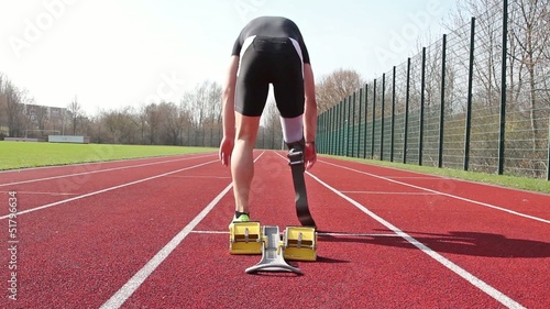 handicapped sprinter