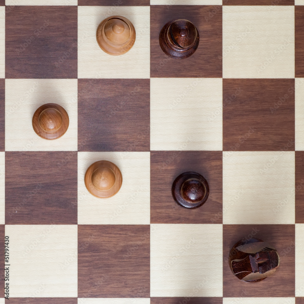 Fototapeta premium chessboard above