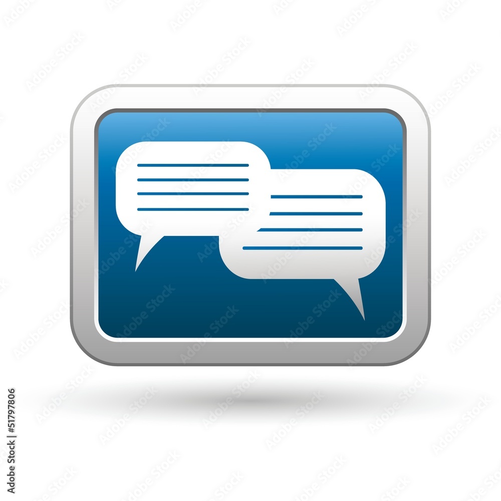 Speech bubbles icon. Vector illustration Speech bubbles icon. Vector illustration