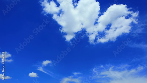 Blue Sky and Cloud Time lapse