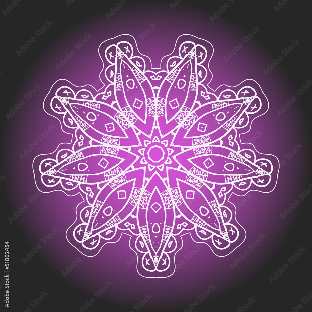 What is karma? Oriental mandala motif What is karma? Oriental mandala motif