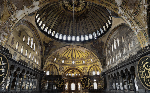 Interior de Santa Sofia (Estambul,Turquia)