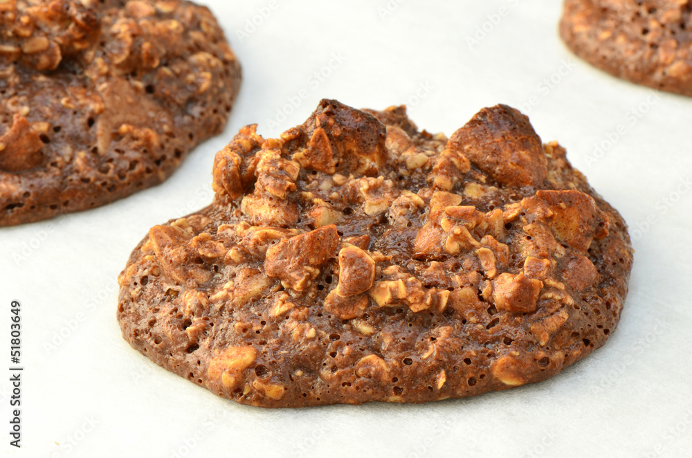 Chocolate almond cookies Chocolate almond cookies