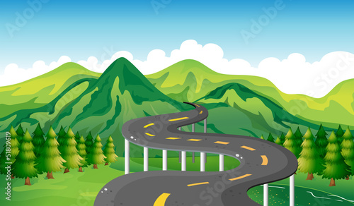 A narrow road