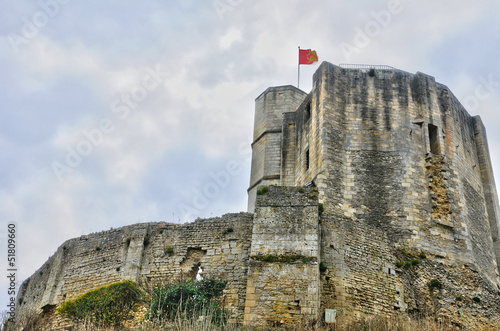 historical castle of Gisors in Normandie photo