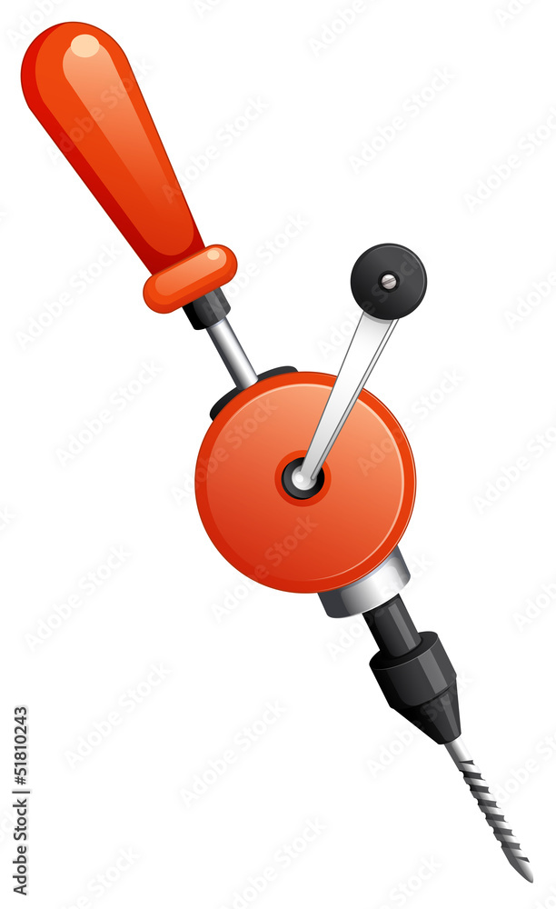 A hand drill A hand drill