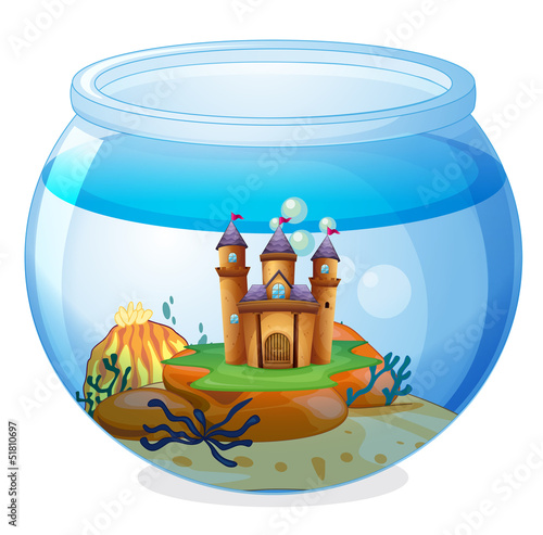 A castle inside the jar