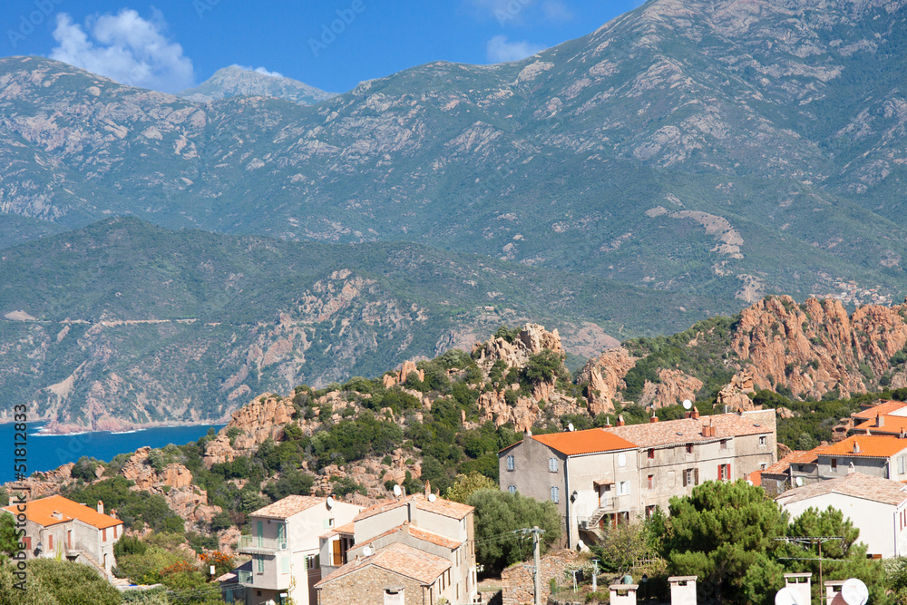 village de Piana, Corse