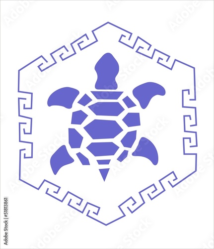 tortuga azul