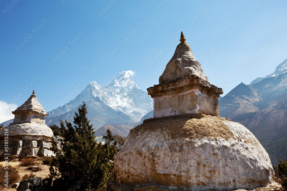 Stupa in Nepal Stupa in Nepal