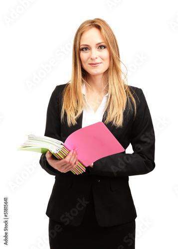 Portrait of teacher woman w...