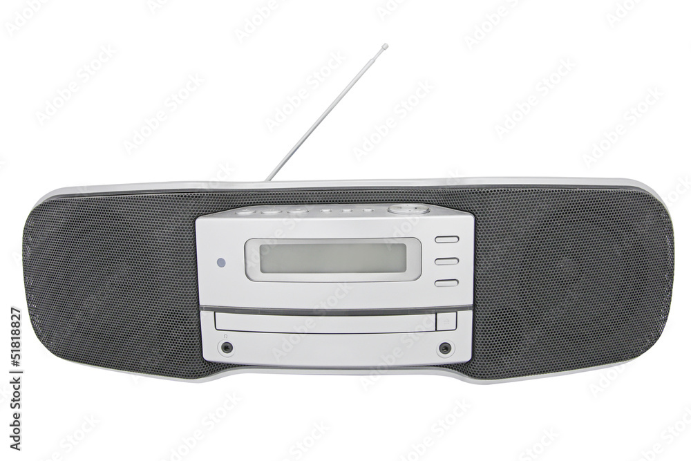 Portable radio cassette recorder with CD/MP3 player Portable radio cassette recorder with CD/MP3 player