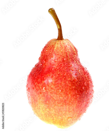 Pear. Isolated on white.