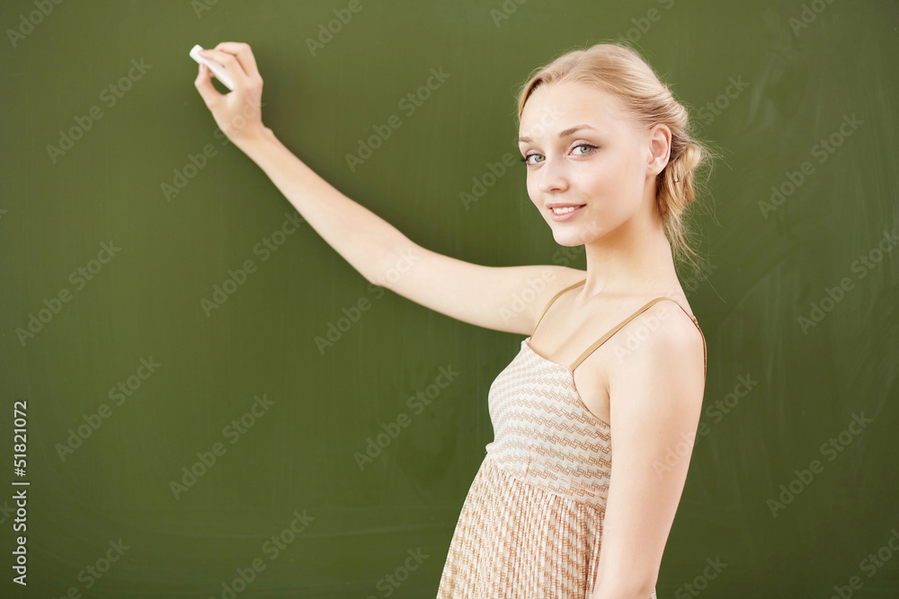 Teacher at school Teacher at school