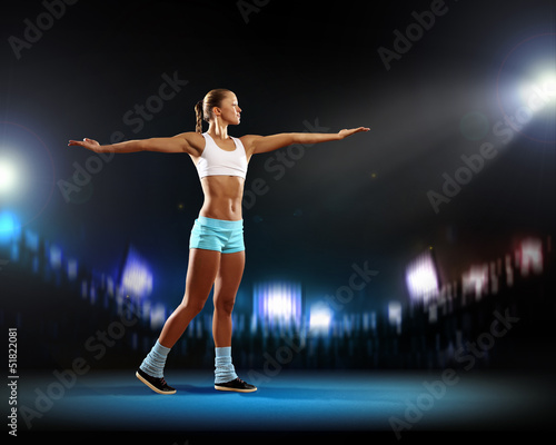 Fitness woman © Sergey Nivens