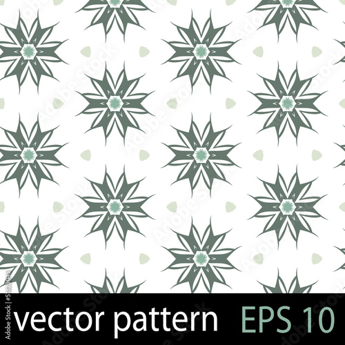 Snowflakes winter pattern