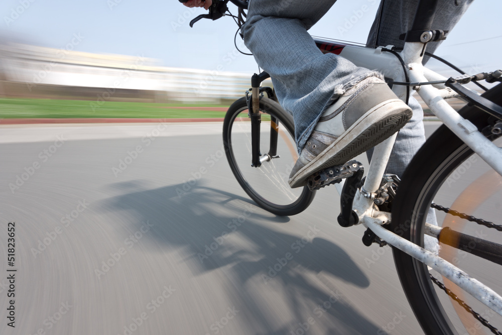 Naklejka premium Biking