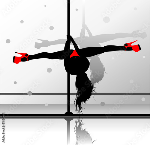 Flexible dancing girl
