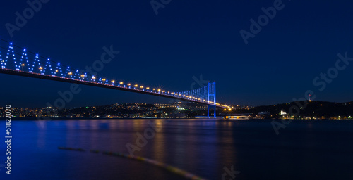 Bosporus Bridge at istanbul Turkey © derege