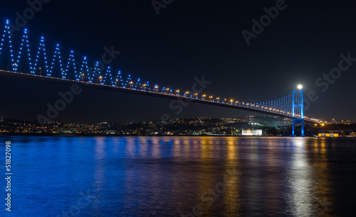 Photography Bosporus Bridge at istanbul Turkey
