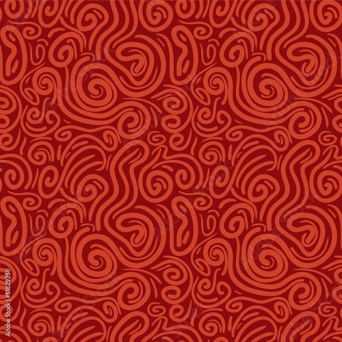 Seamless pattern with abstract swirls