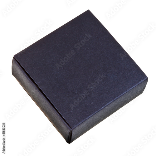 closed black gift box