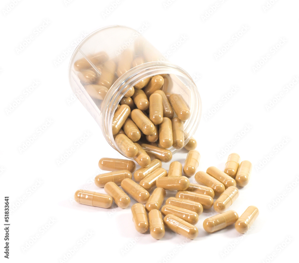 Natural organic herb vitamin capsule Natural organic herb vitamin capsule