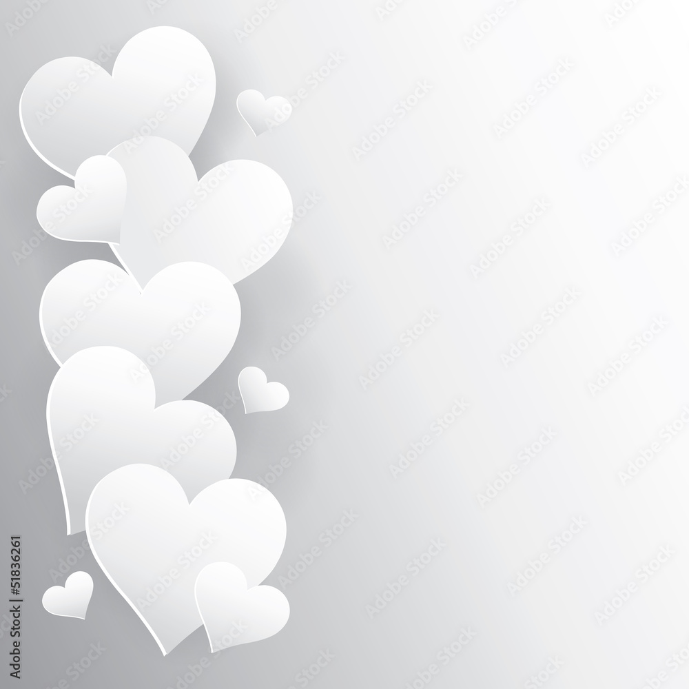 hearts background with shadow hearts background with shadow